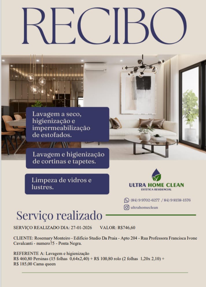 Recibo Ultra Home Clean